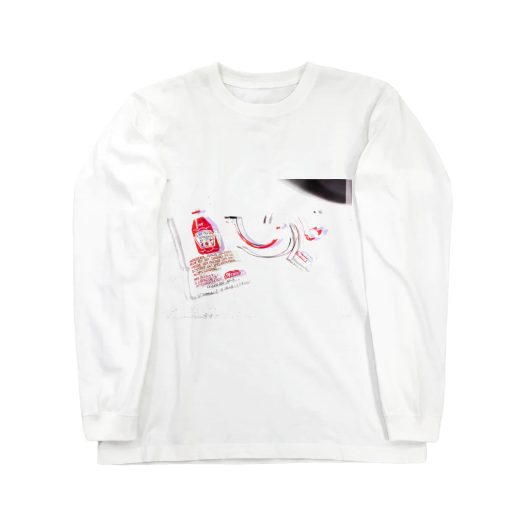 asuuukのゆがみケチャップ Long Sleeve T-Shirt