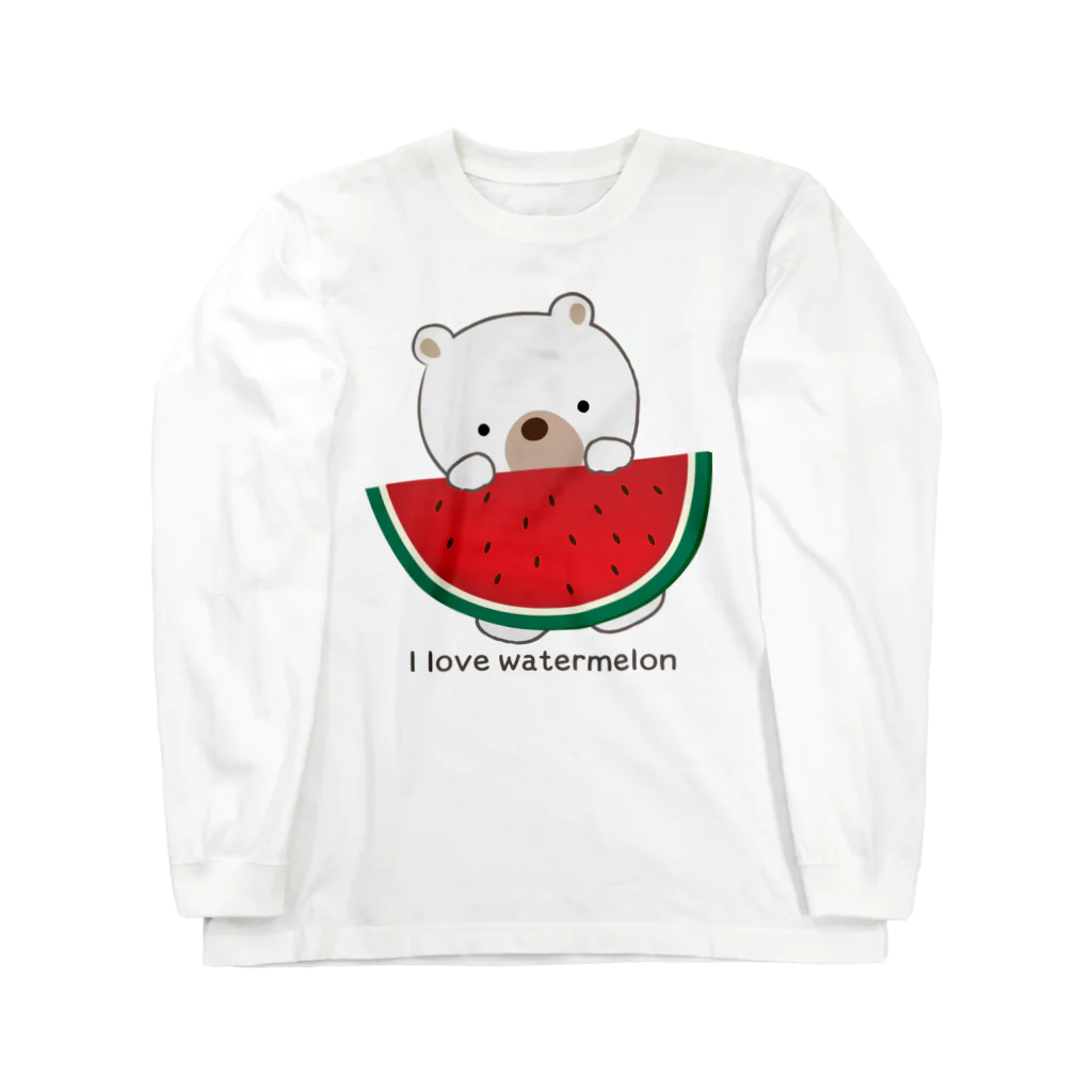 sari'sのI love watermelon Long Sleeve T-Shirt