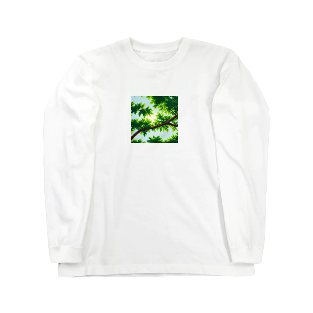 enodeaouの立っている木の枝 Long Sleeve T-Shirt