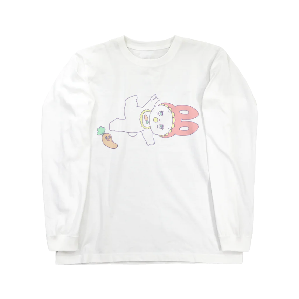 nikonoのポップな赤ちゃんうさぎ Long Sleeve T-Shirt