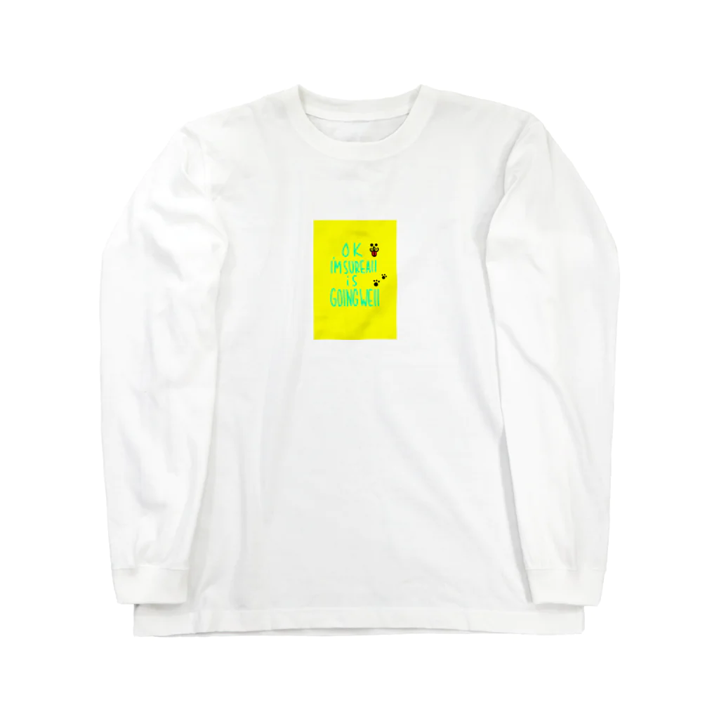 peacefulの前向きメッセージアイテム Long Sleeve T-Shirt