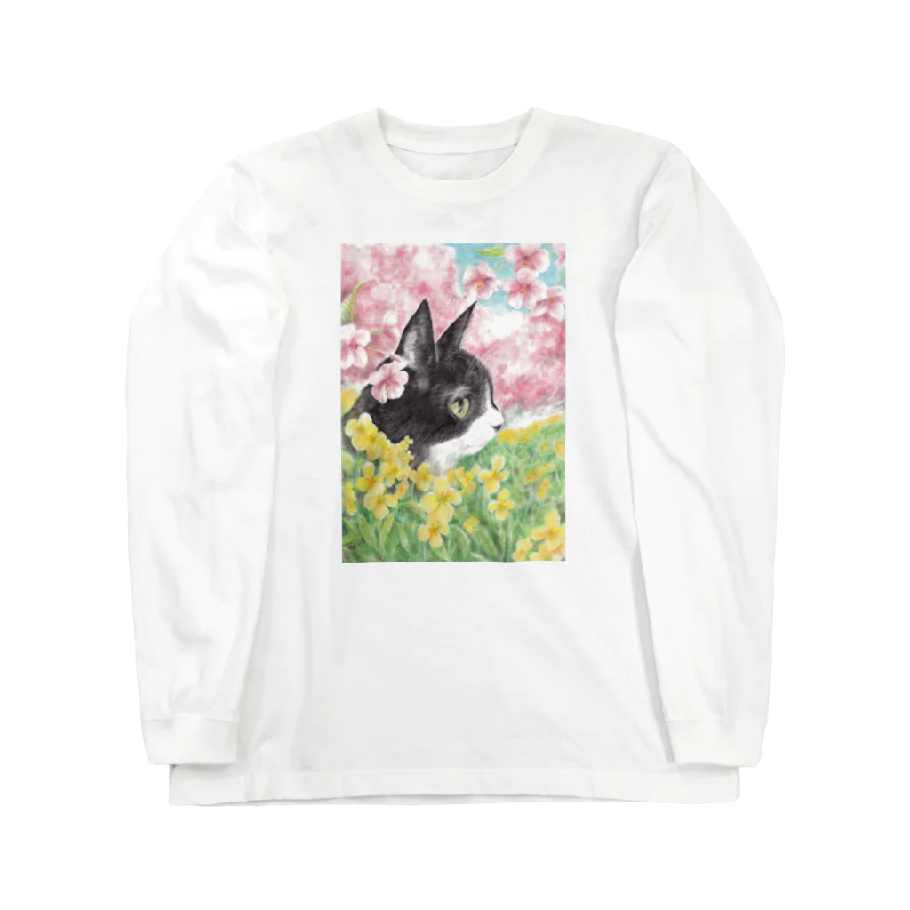 Ａｔｅｌｉｅｒ　Ｈｅｕｒｅｕｘのお花畑のクロ Long Sleeve T-Shirt