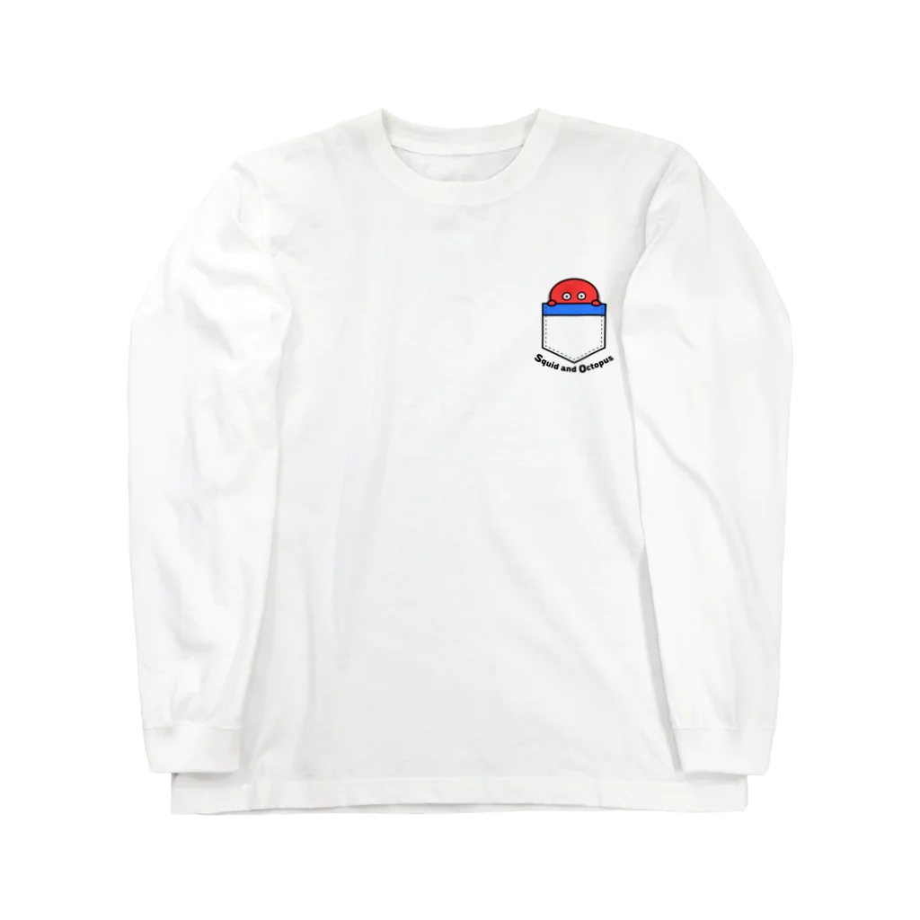 いかたこのいかたこ ポケットのたこ Long Sleeve T-Shirt