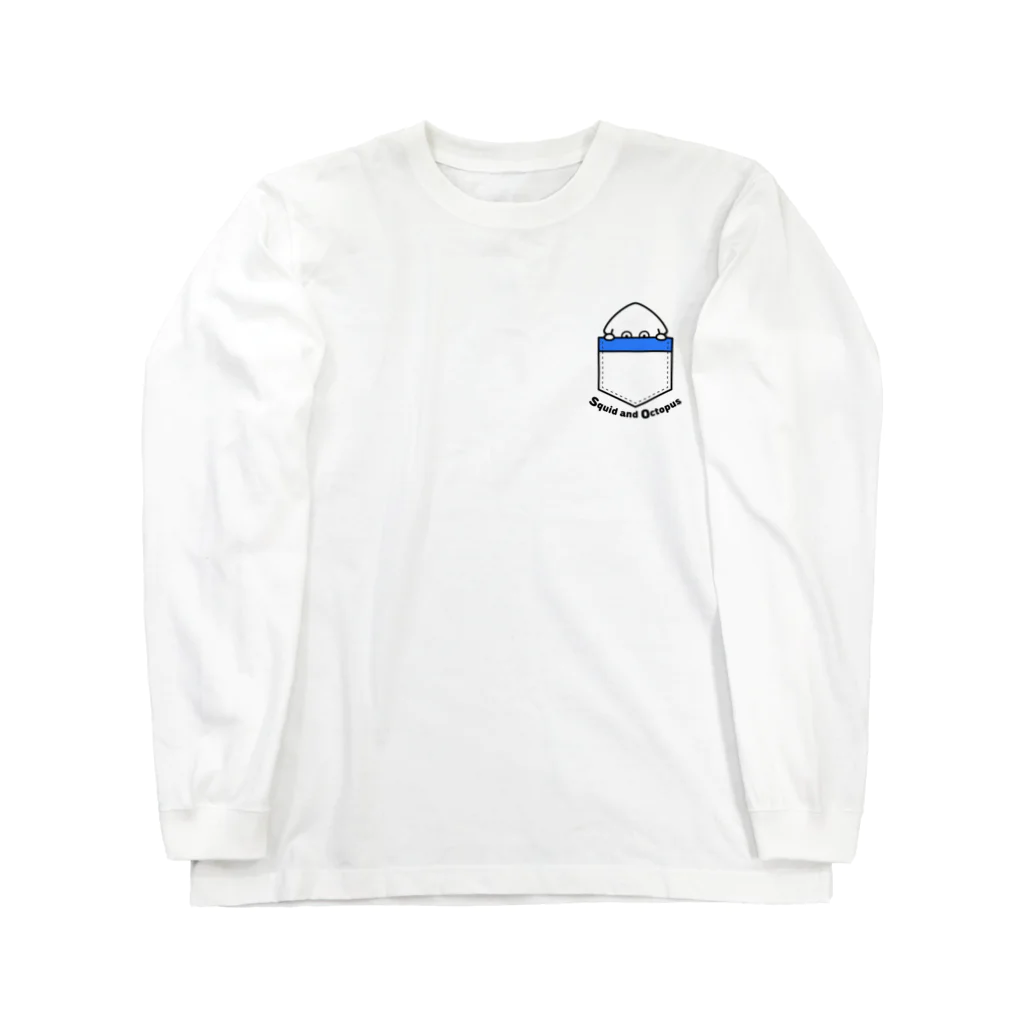 いかたこのいかたこ ポケットにいか Long Sleeve T-Shirt