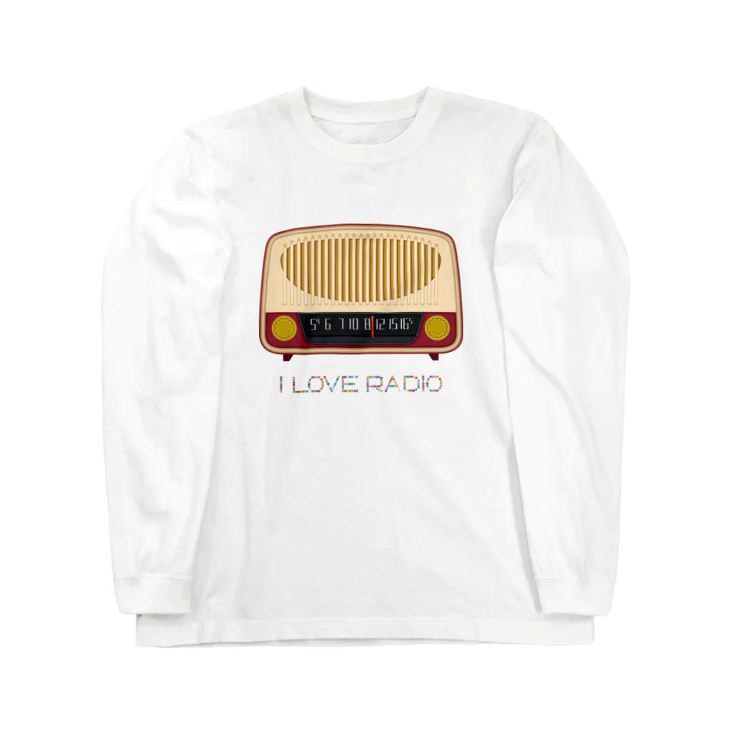 kimchinのレトロなラジオ受信機 Long Sleeve T-Shirt