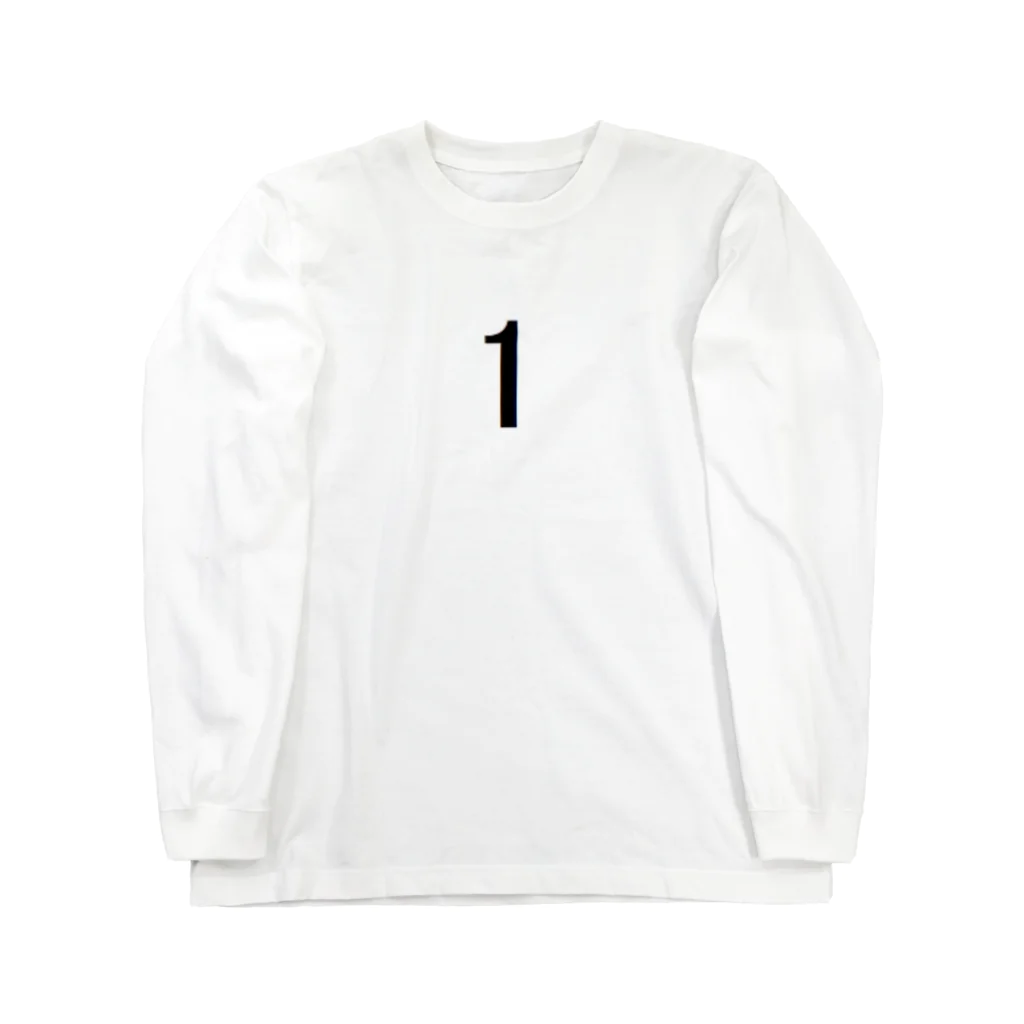 アメリカンベース の背番号　1 ロングスリーブTシャツ