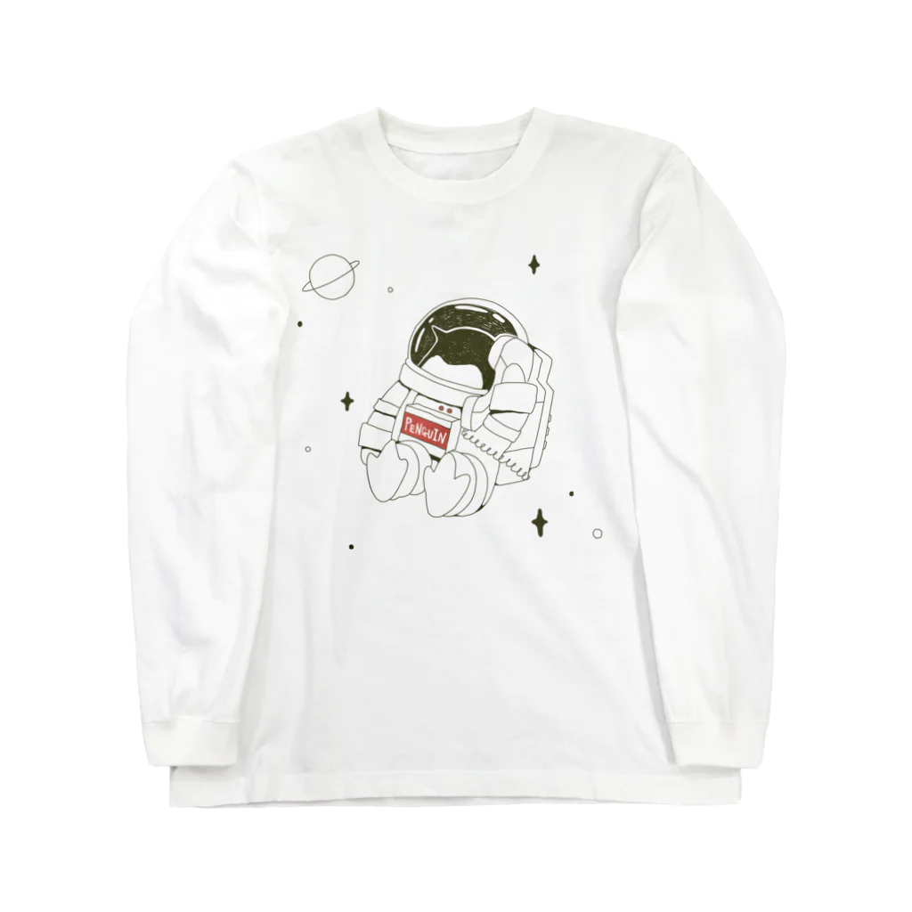 ムクのペンギンコール・うちゅう Long Sleeve T-Shirt