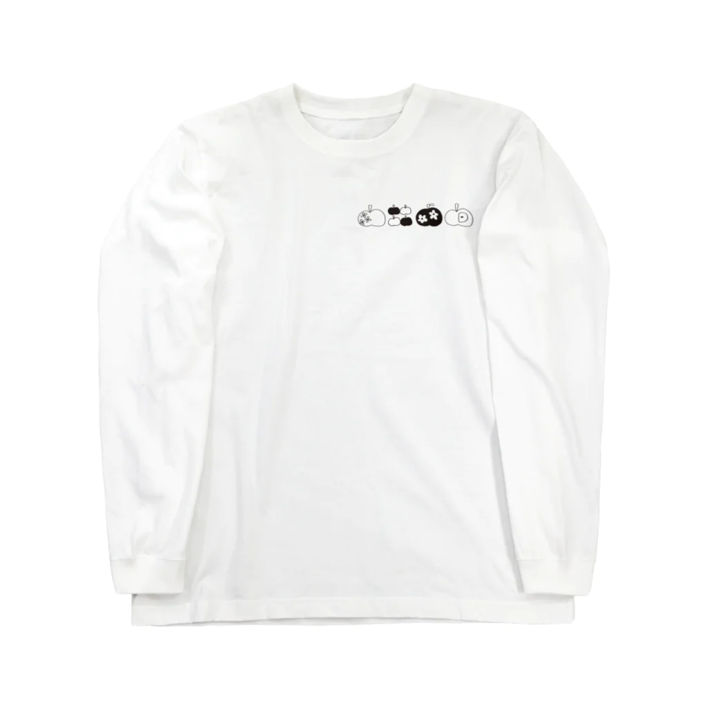 atelier_sumikaのりんごの整列 Long Sleeve T-Shirt