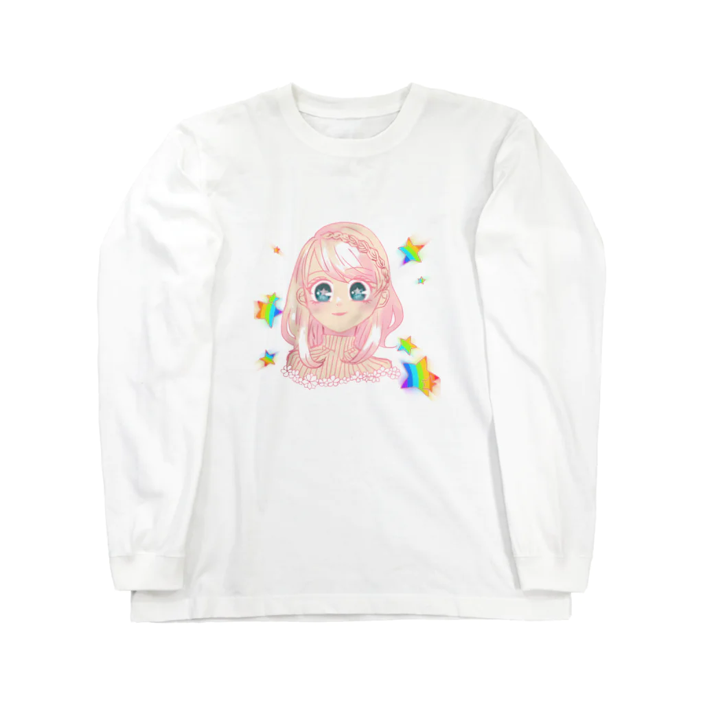 triumphのピンクなレインボーな子 Long Sleeve T-Shirt