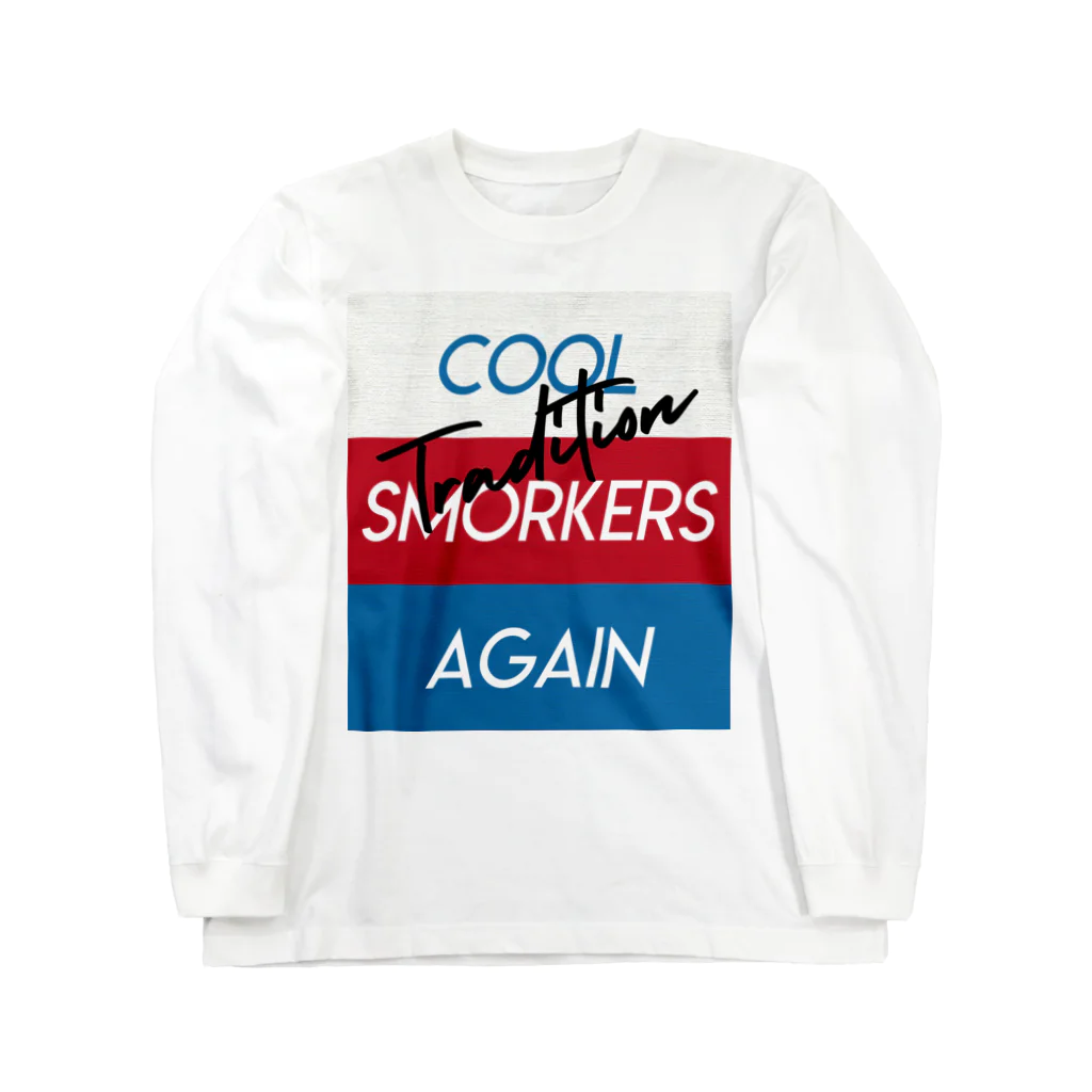 Smoking-ApparelのCool Smokers Again ロングスリーブTシャツ