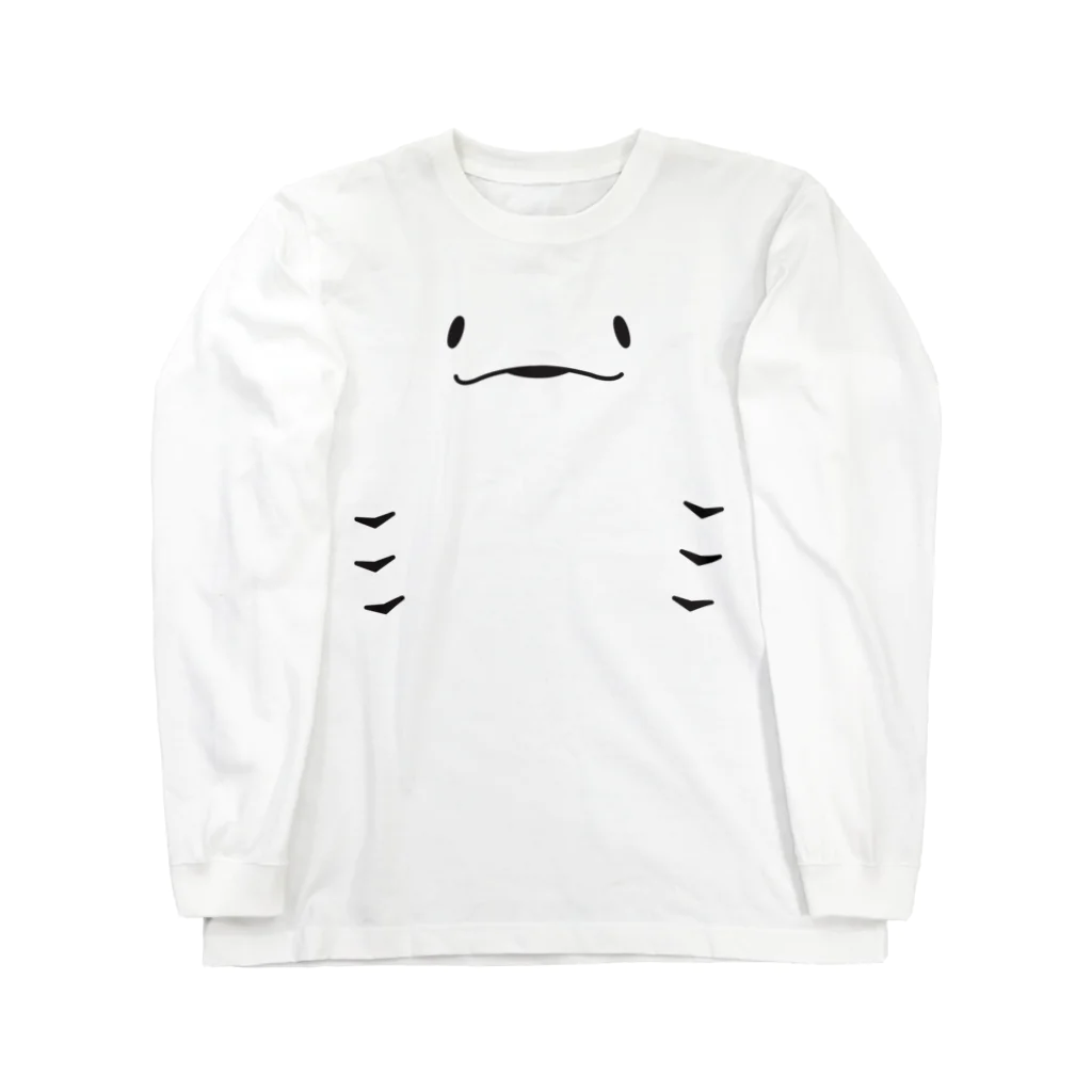 GOODNIGHT ROCKSTARのにっこりエイ【淡色用】 Long Sleeve T-Shirt