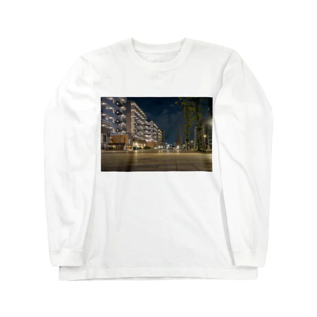 the day beforeのcity×night sky Long Sleeve T-Shirt