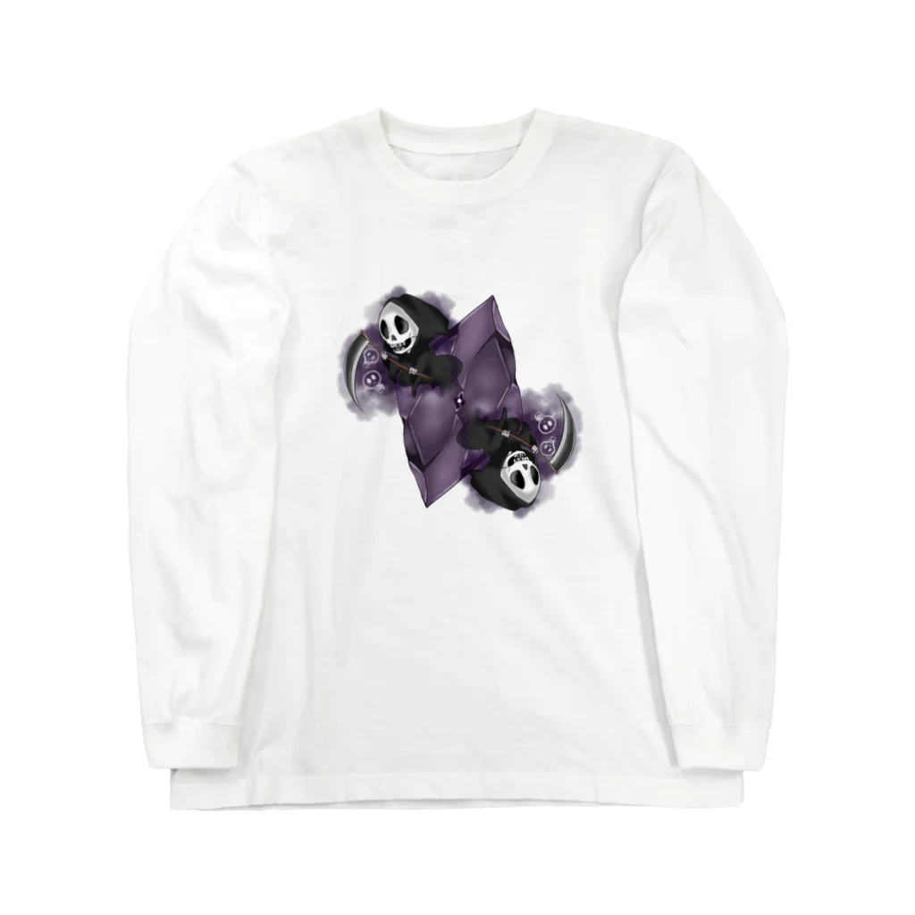 EJPゲームズのフェイクディガー「闇の黒い宝石」 Long Sleeve T-Shirt