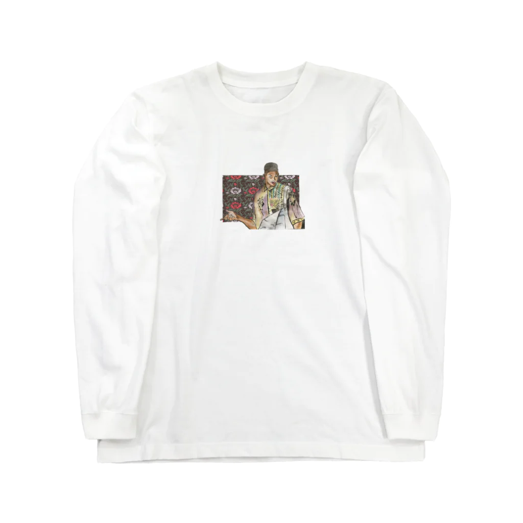 tosboy_artの和柄ヒップホップ Long Sleeve T-Shirt