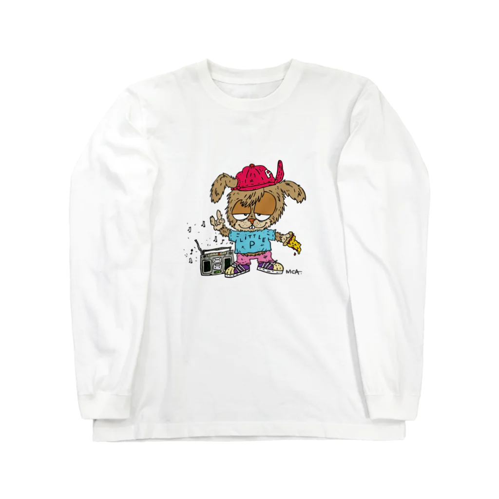 little P shopのP bunny ロングスリーブTシャツ