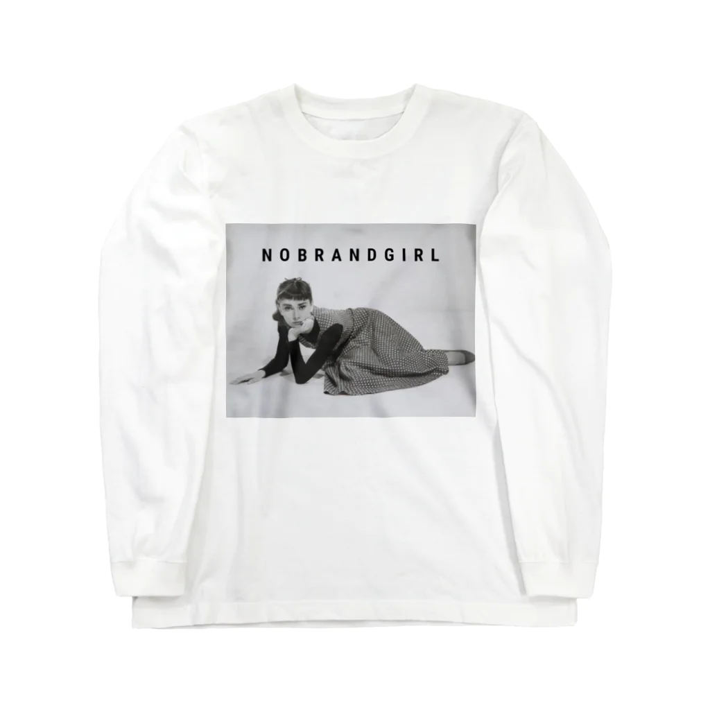 Ryokkun屋さんのNOBRANDGIRL Long Sleeve T-Shirt