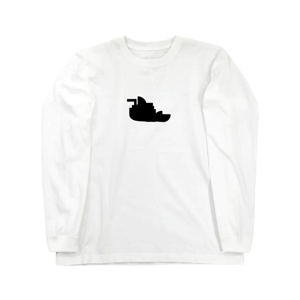 Illust-Zの軍艦 ロングスリーブTシャツ