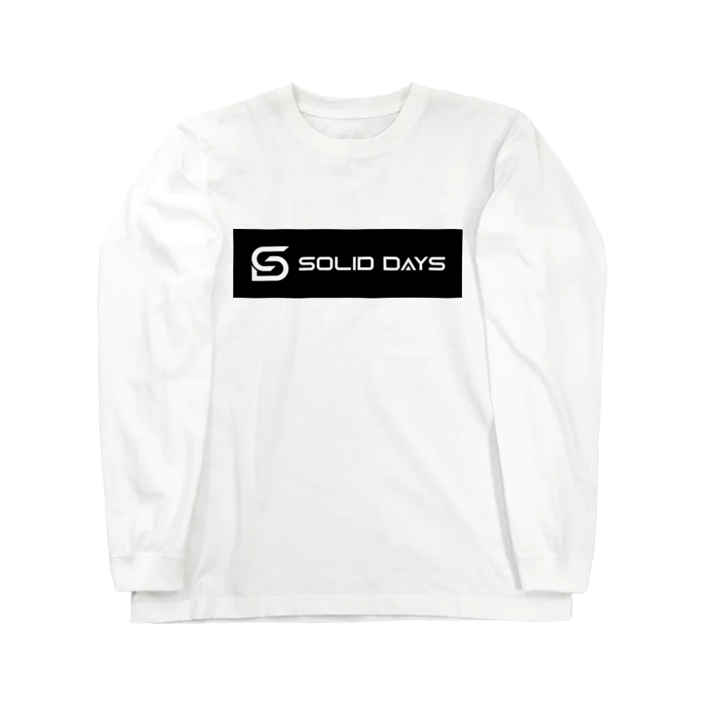 SOLID DAYS グッズショップのSOLID DAYS 2019 ボックスロゴ Long Sleeve T-Shirt