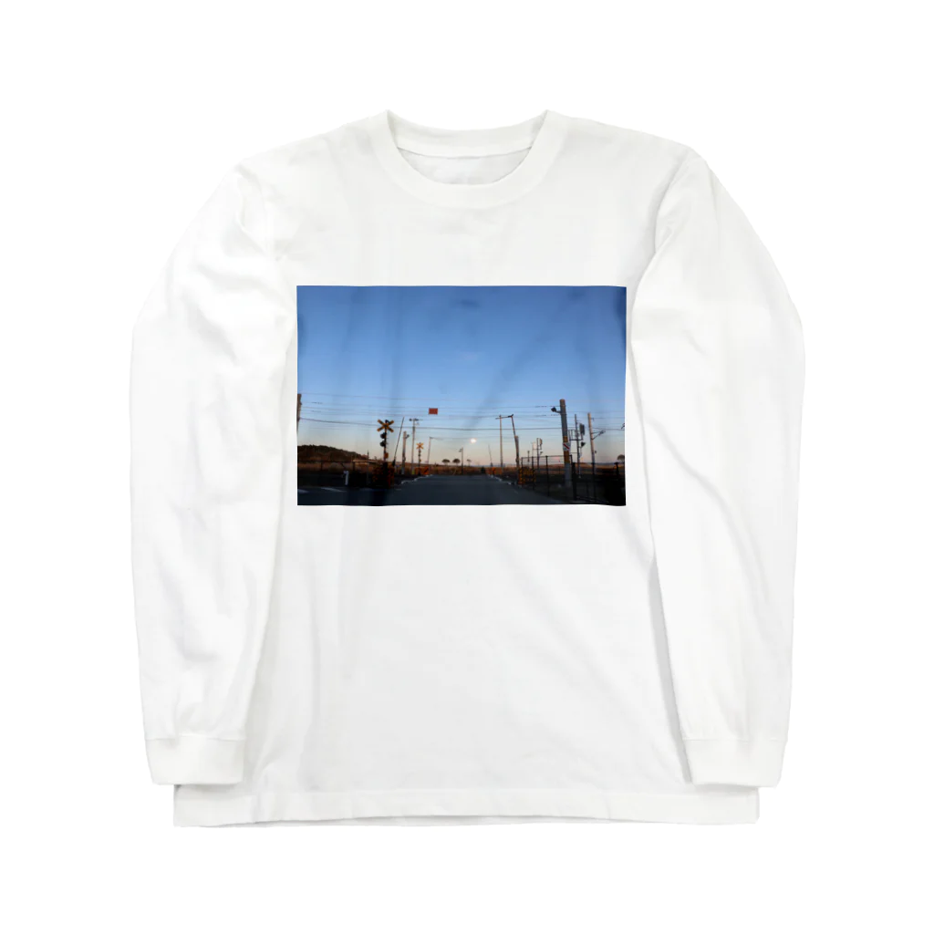 obentou85のあの日の踏み切り Long Sleeve T-Shirt