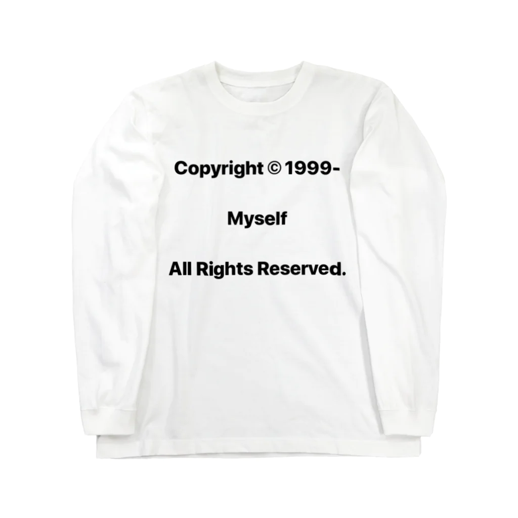 自分用の@自分。(1999年生まれ) Long Sleeve T-Shirt