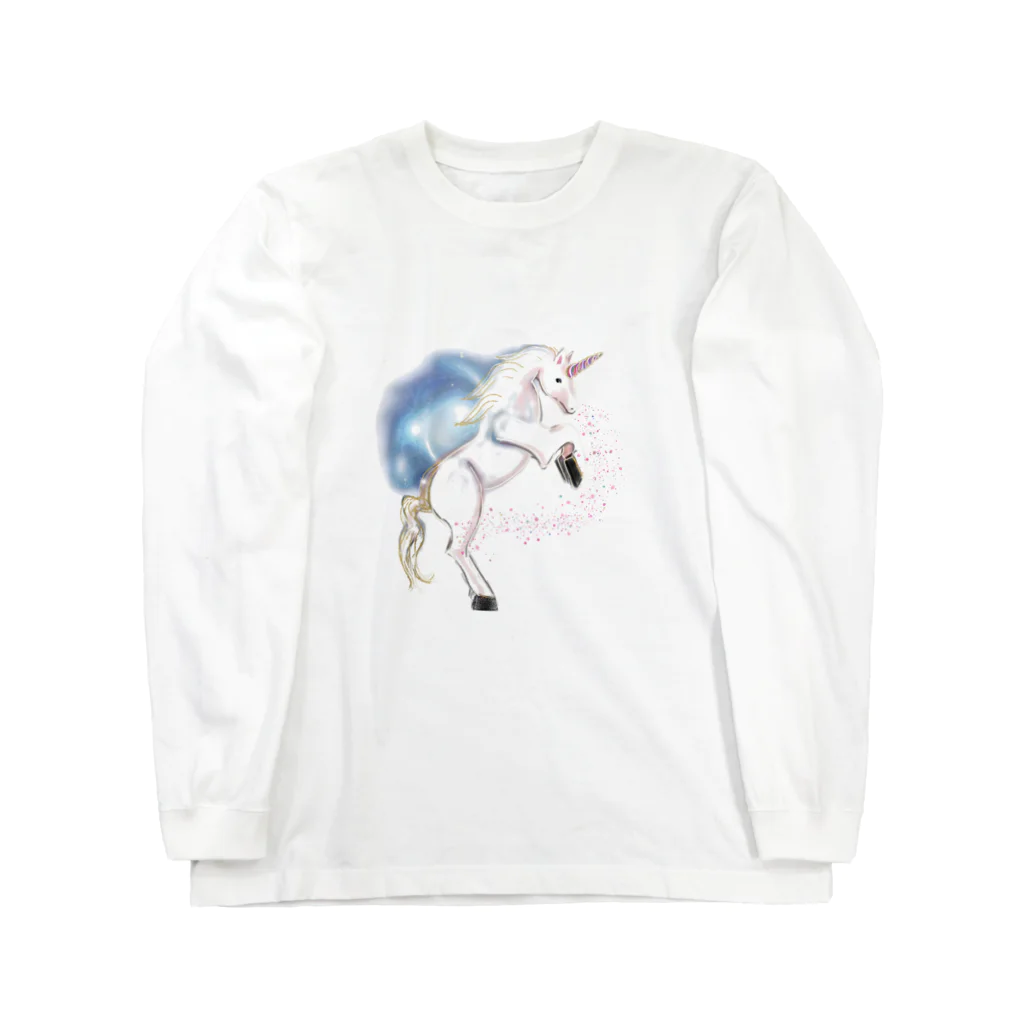 Cutesshopのunicorn  ロングスリーブTシャツ