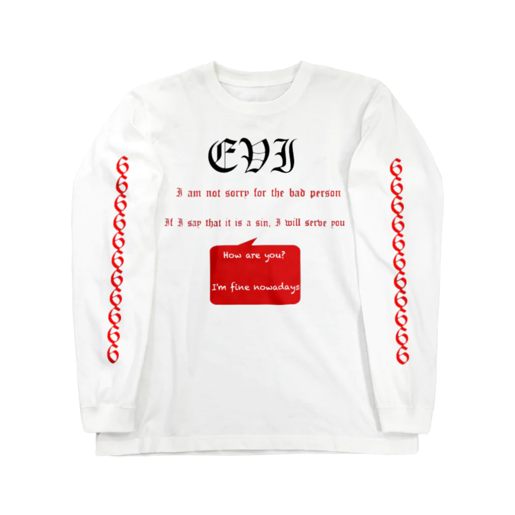 EVIのEVI get sick ロングスリーブTシャツ