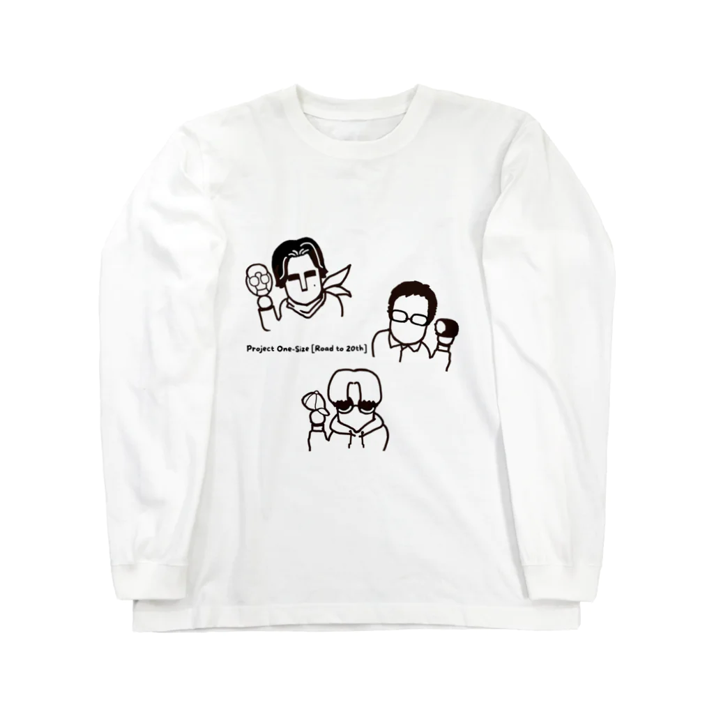 Project One-Sizeの３人の個性をギュッと集結 Long Sleeve T-Shirt