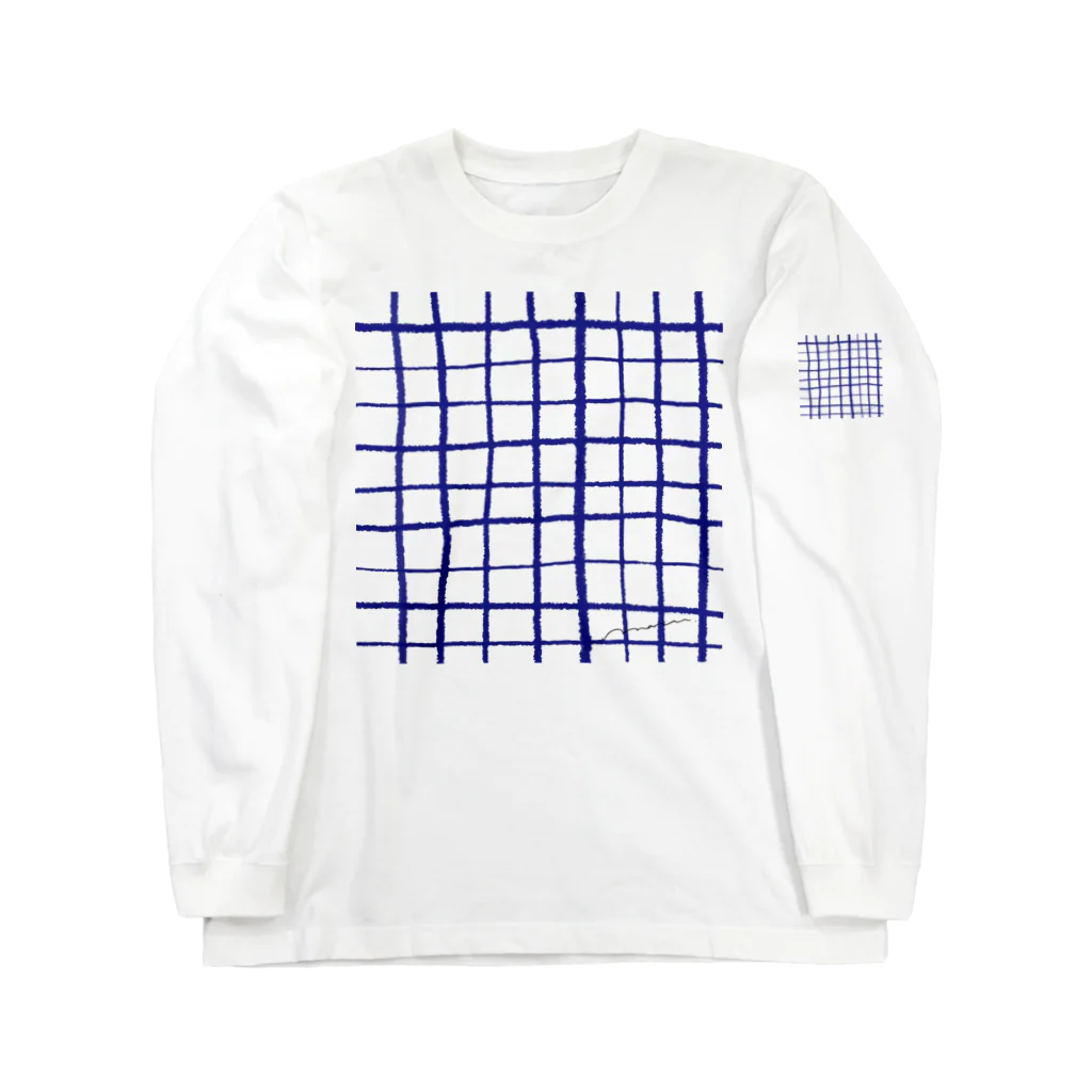 FUJIMARUのあお、チェック Long Sleeve T-Shirt