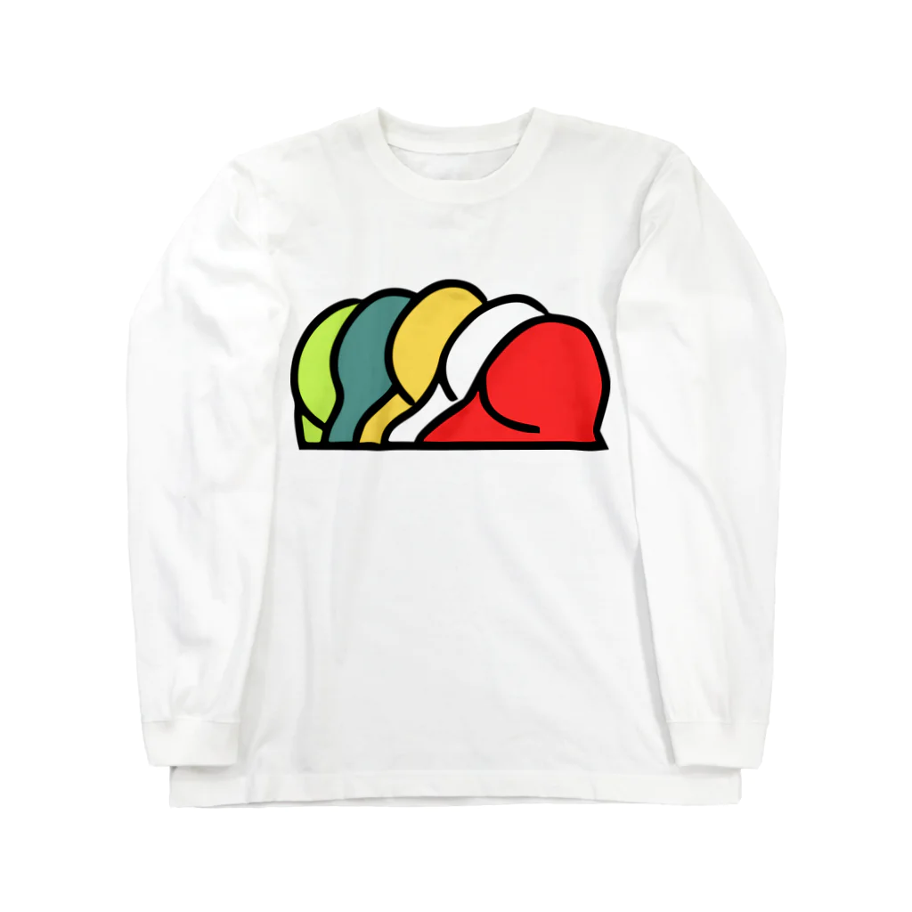 foobarのparty parrot Long Sleeve T-Shirt