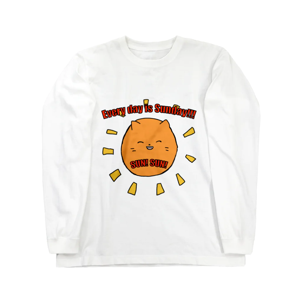 ✹unishop✹の毎日が日曜日 Long Sleeve T-Shirt