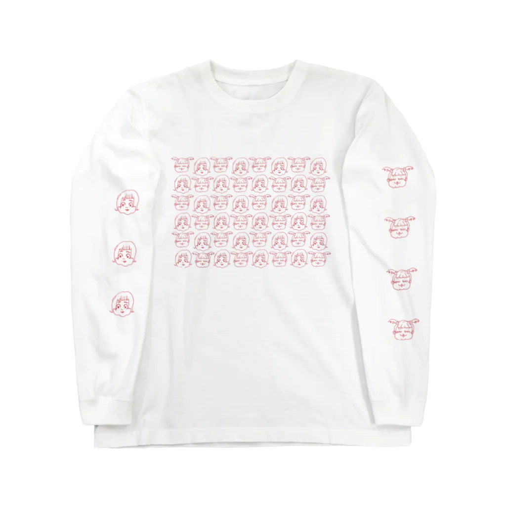 サトウナノコ🐰のFace Long Sleeve T-Shirt