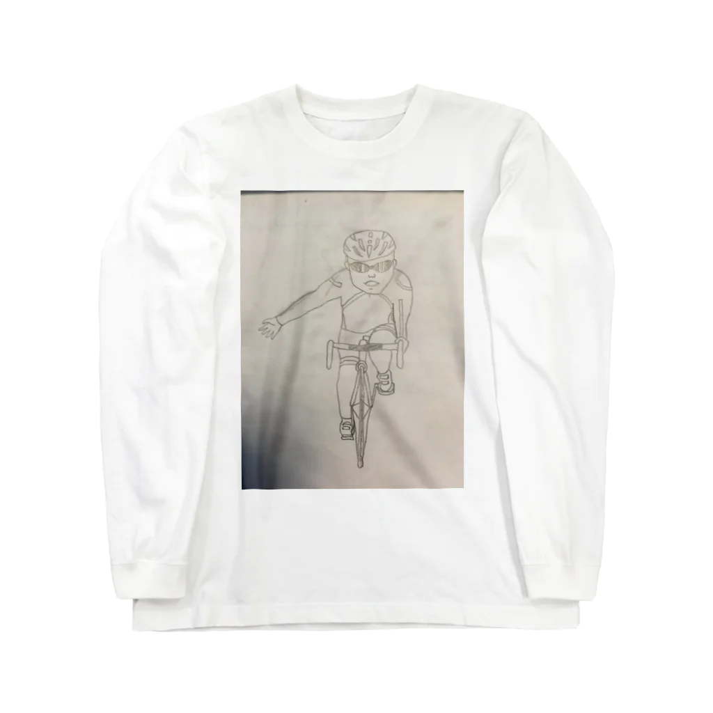 宇宙 清水の安全ライダー足立さん Long Sleeve T-Shirt