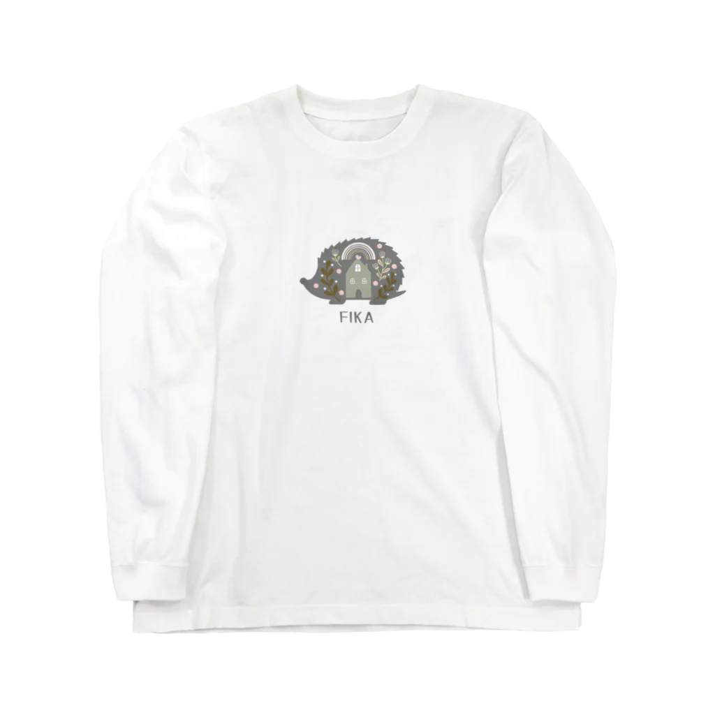 ZenCの【FIKA 北欧 ハリネズミ】2 Long Sleeve T-Shirt