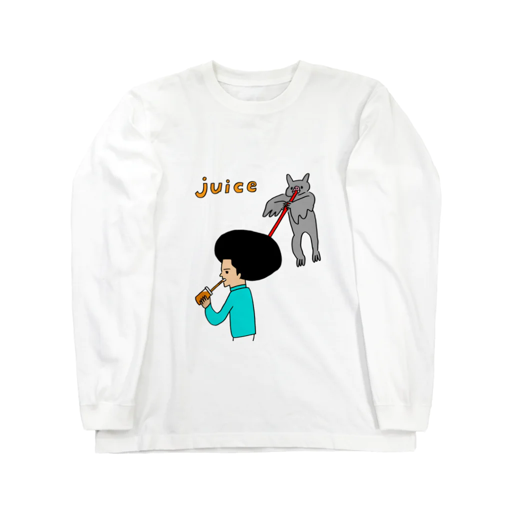 花くまゆうさくのJUICE（ジュース）２ ロングスリーブTシャツ