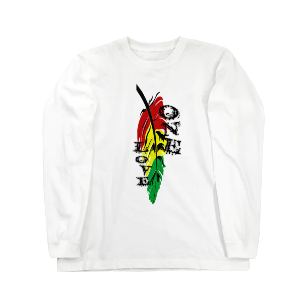 CHIAKINのreggae　LOVE ロングスリーブTシャツ