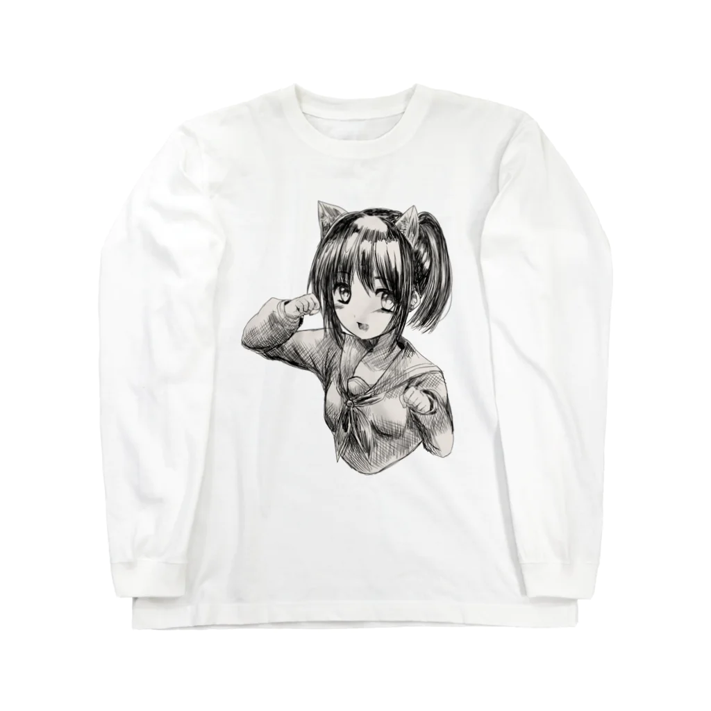 ODSの猫耳少女 Long Sleeve T-Shirt