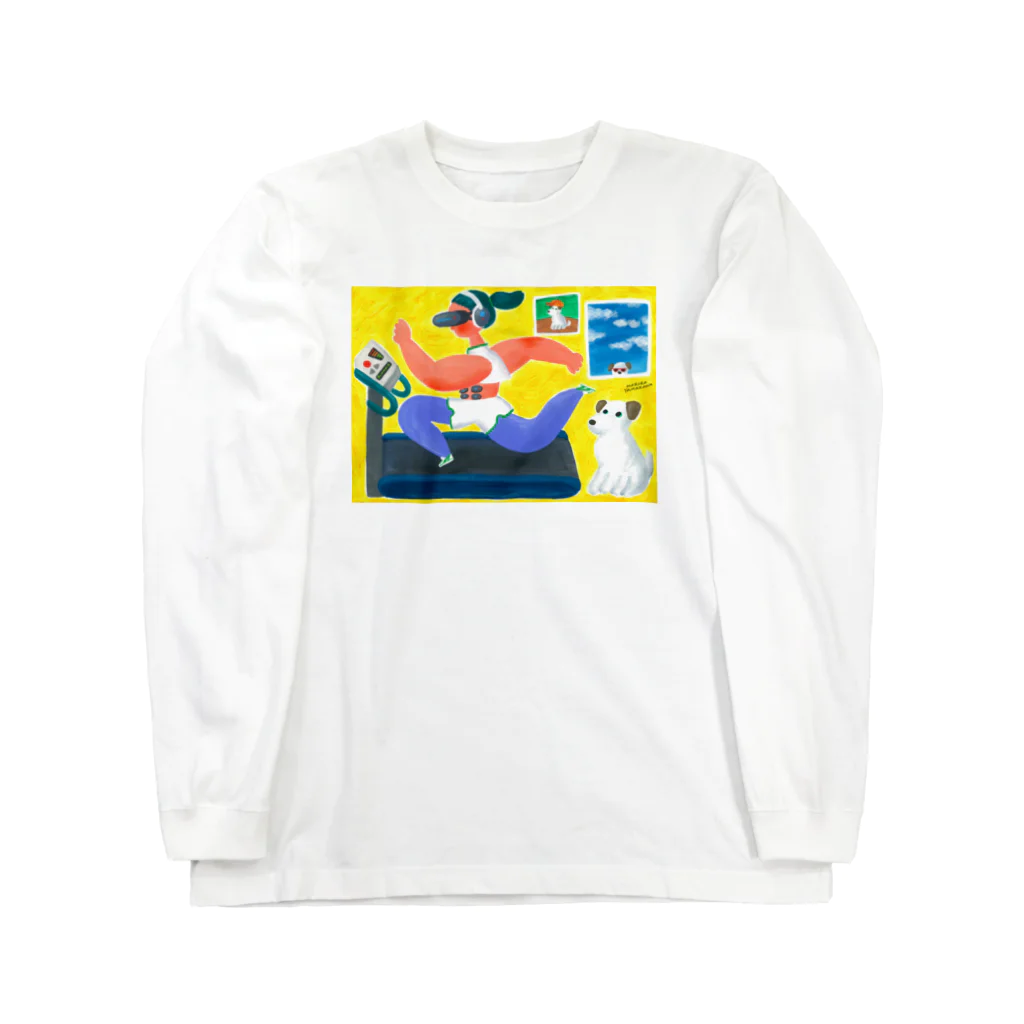 YA MARKETの未来のランニング Long Sleeve T-Shirt