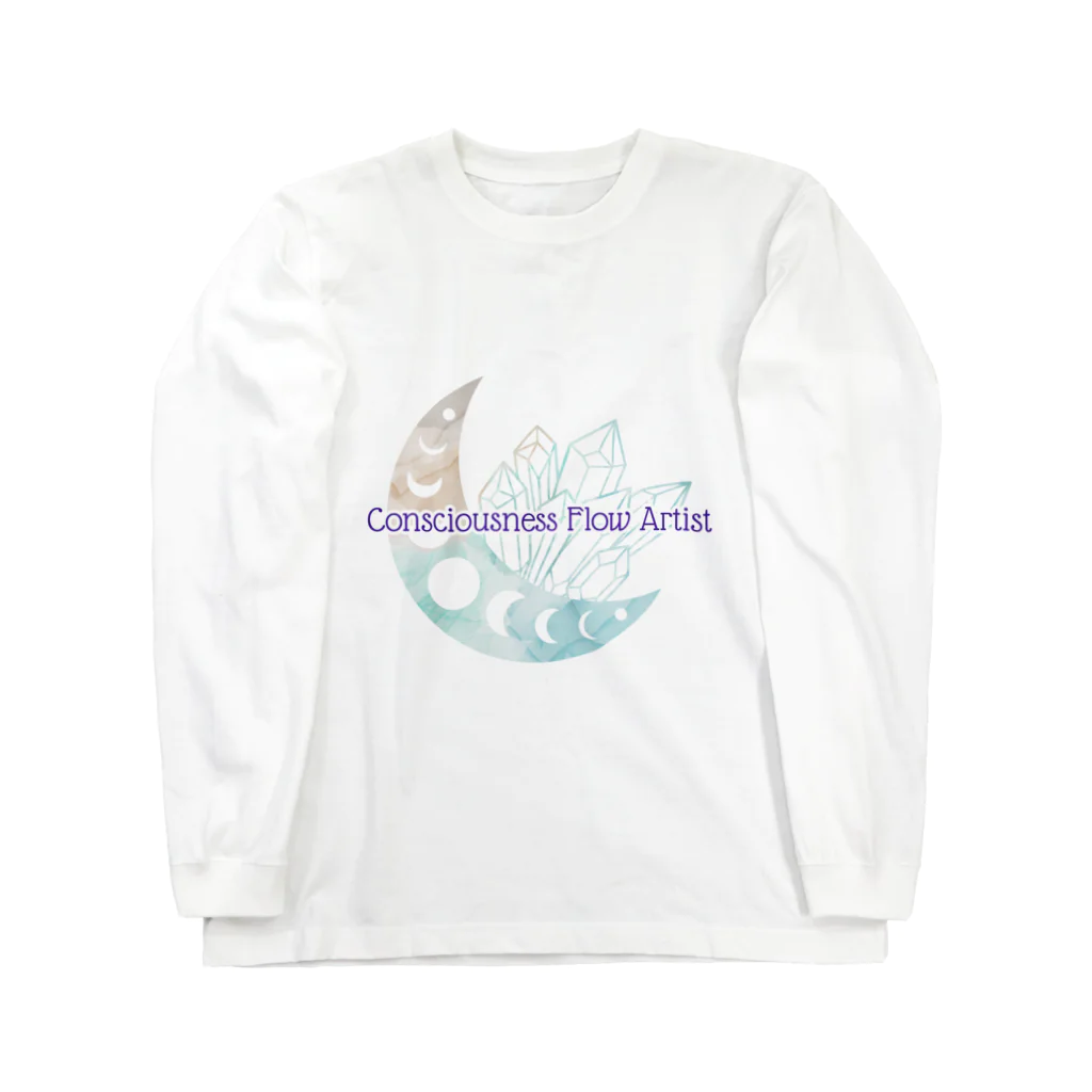 Jenkov Cosmic Wardrobe（ジェンコフ・コズミック・ワードローブ）のConsciousness Flow Artist ー意識の流れを美しく表現し 世界に広げる人 Long Sleeve T-Shirt