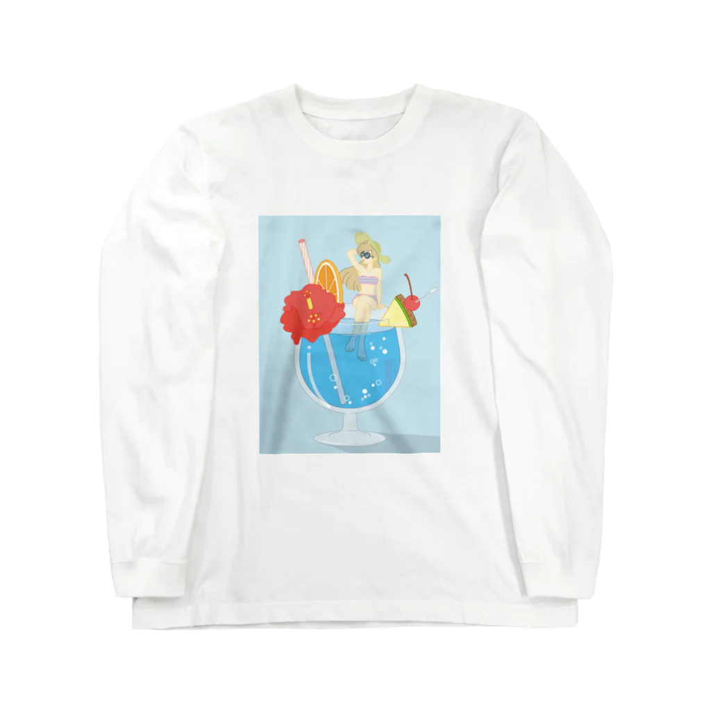 森崎 by SUZURIのTROPICAL♡GIRL Long Sleeve T-Shirt