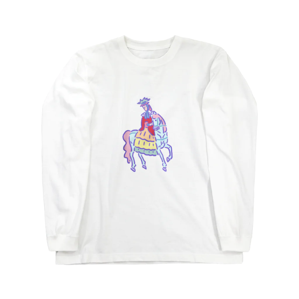 yu_takada_のゆめかわ浮世絵『フランス人』 Long Sleeve T-Shirt