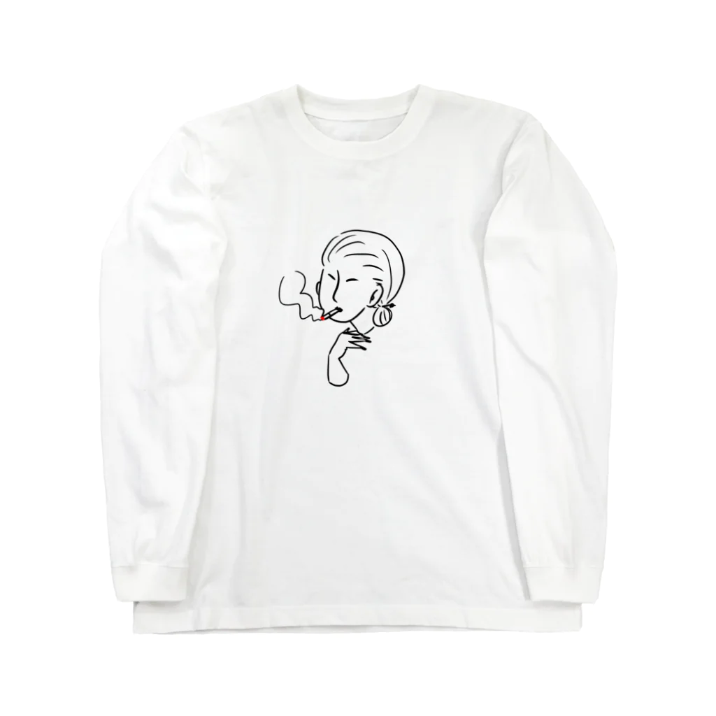 toripenのご婦人 シンプル Long Sleeve T-Shirt