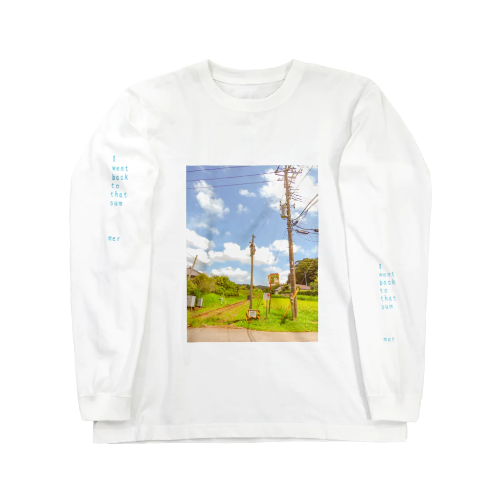 彩(   ᷇࿀ ᷆  )水のあの夏へ帰ろうよ Long Sleeve T-Shirt