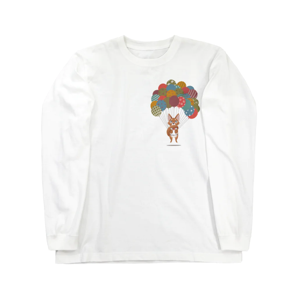 marikoのBalloon Dog Long Sleeve T-Shirt