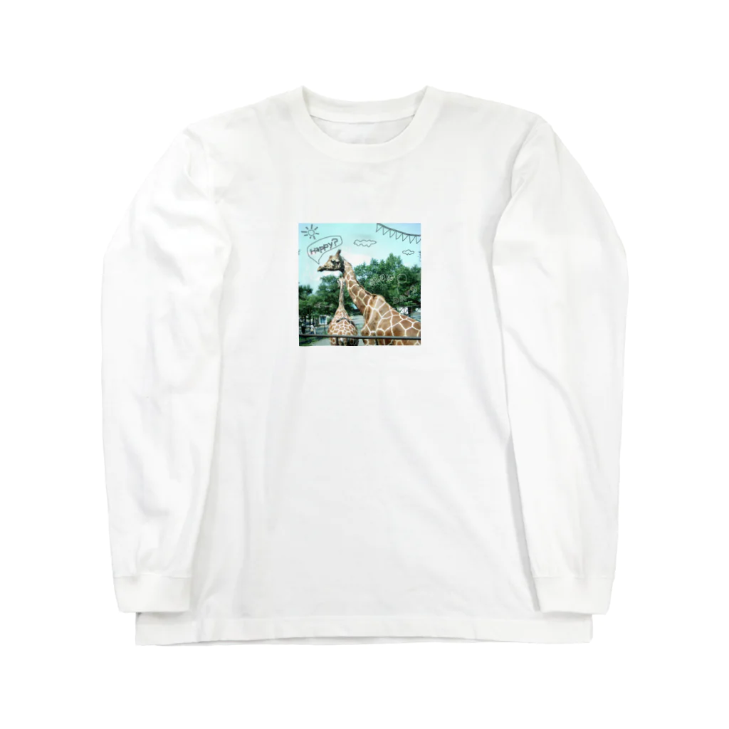 rokugatsunoumiのキリンのスローデイズ Long Sleeve T-Shirt