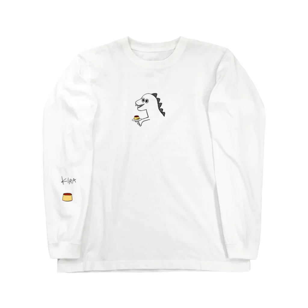 鳴上綺羅のキラキラランドのナルカミキラの恐竜 Long Sleeve T-Shirt