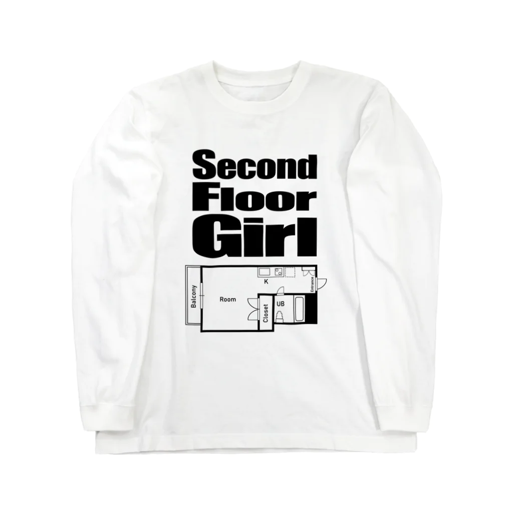 ヲノアスカの2階の少女 Long Sleeve T-Shirt