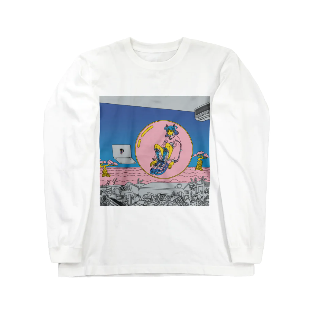 AOTQのe-muzak for suzuri Long Sleeve T-Shirt