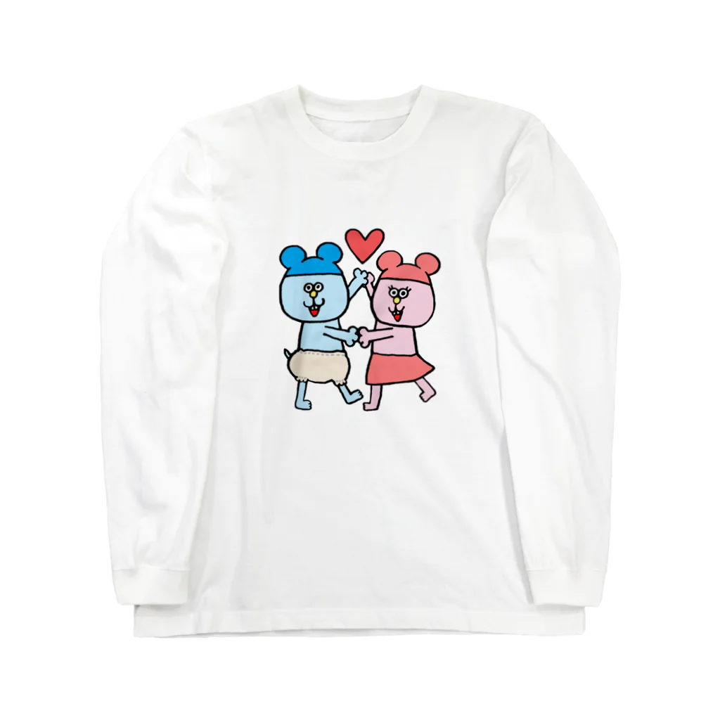 【Yuwiiの店】ゆぅぅぃーのねんたん&ねみこちゃん ロングスリーブTシャツ