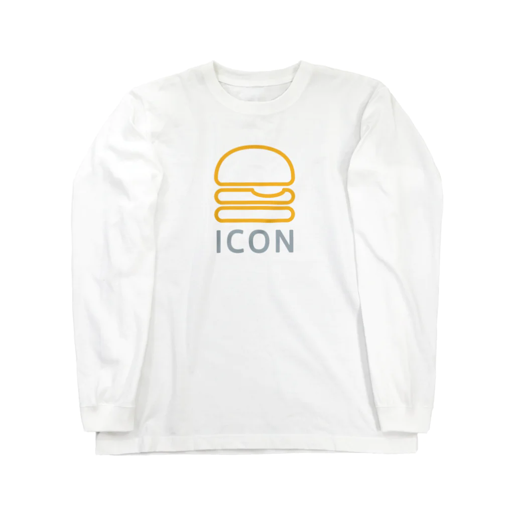 ICONのICONロゴ Long Sleeve T-Shirt