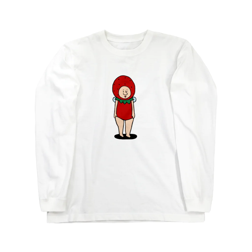 【Yuwiiの店】ゆぅぅぃーのいちごの妖精さん Long Sleeve T-Shirt